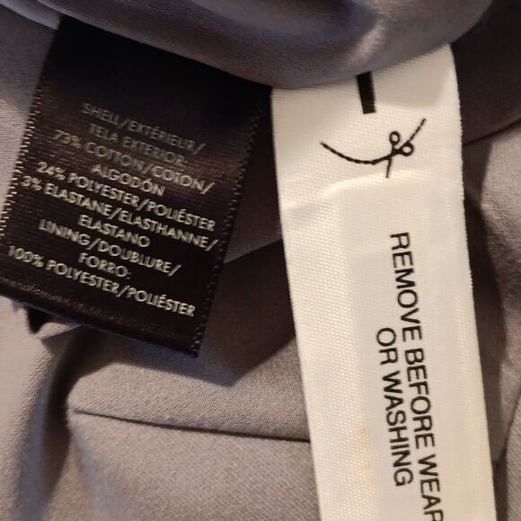 NWOT Ann Taylor Gray Sheath Dress Coastal Grandma Normcore Beigecore - Picture 13 of 15